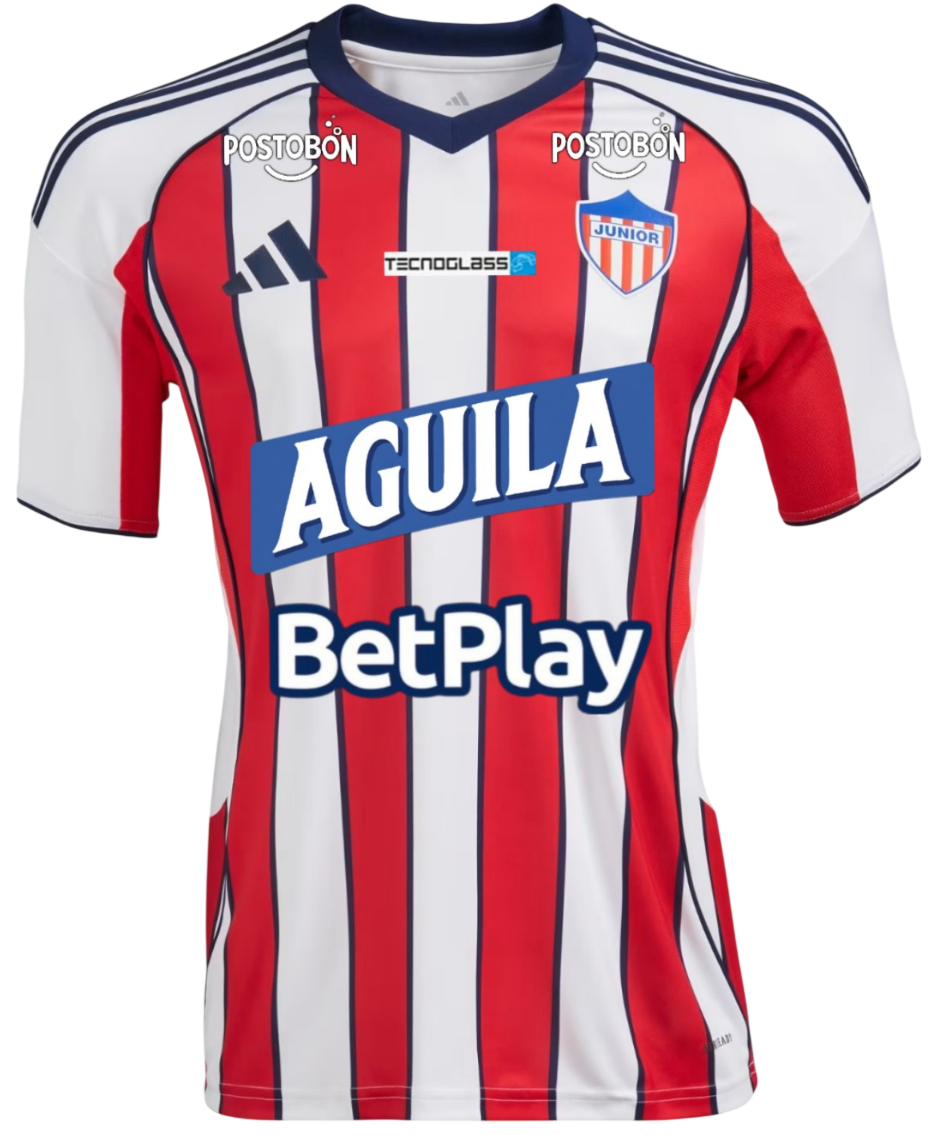 Camisa I Junior Barranquilla 2026 Adidas oficial 